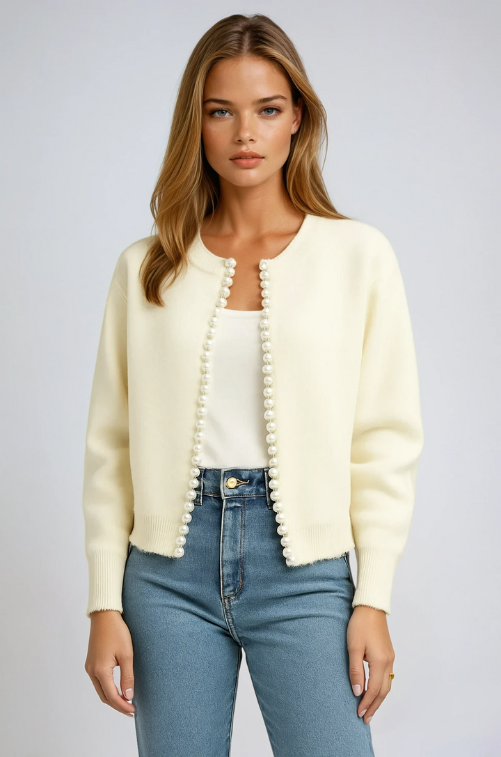 Lucienne | Cardigan à Perles