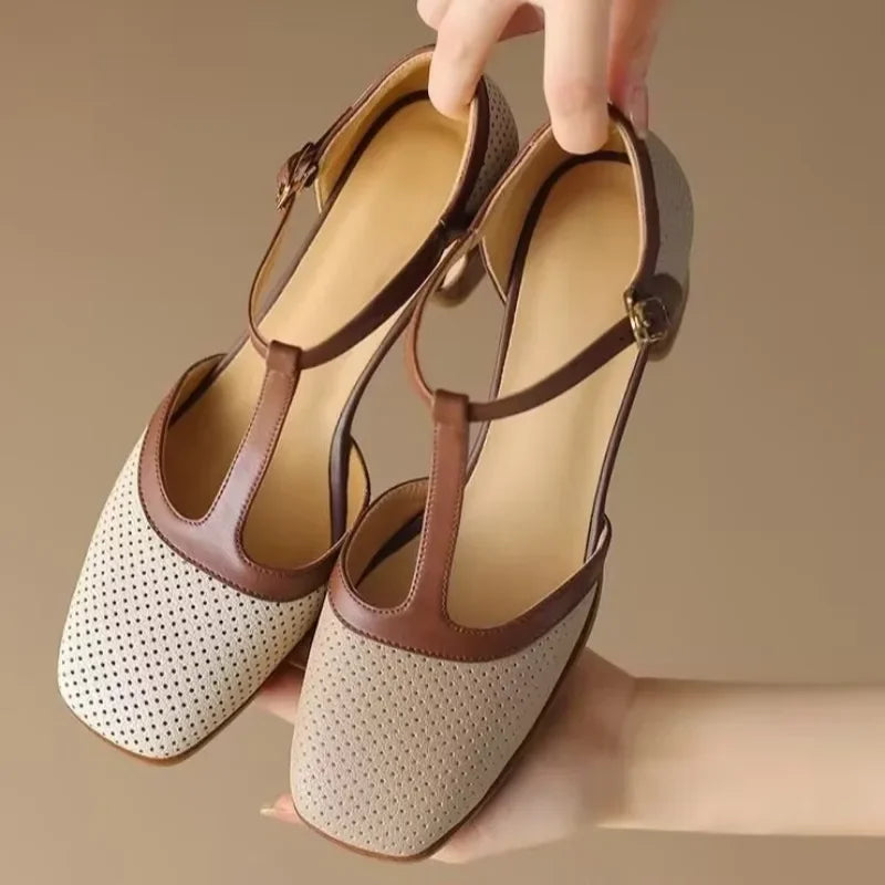 Hélène – Chaussures élégantes pour femme à talon mi-haut