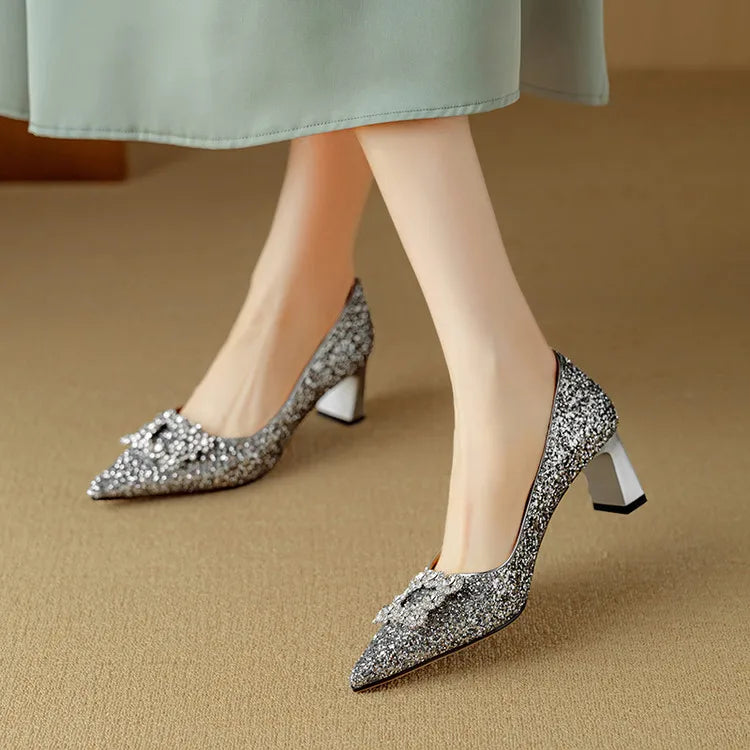 Thérèse – Escarpins pailletés