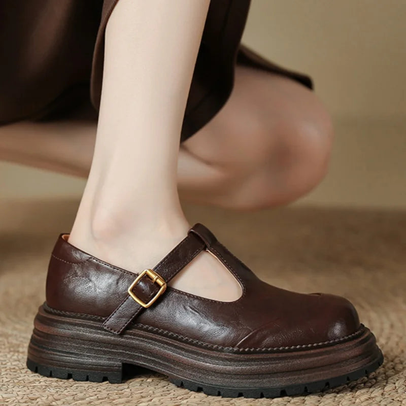 Louise – Chaussures vintage à bride en T