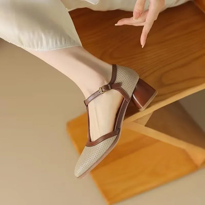 Hélène – Chaussures élégantes pour femme à talon mi-haut
