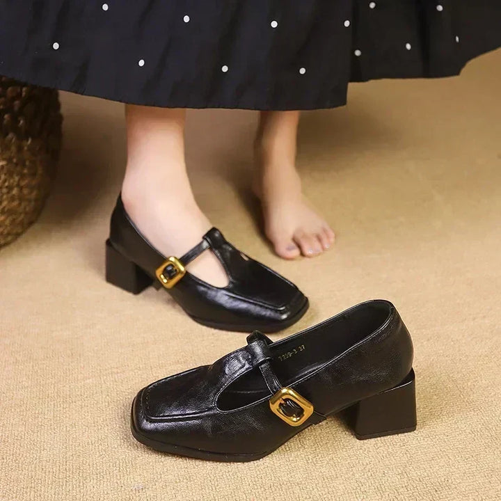 Ida – Chaussures intemporelles pour femme à talon mi-haut