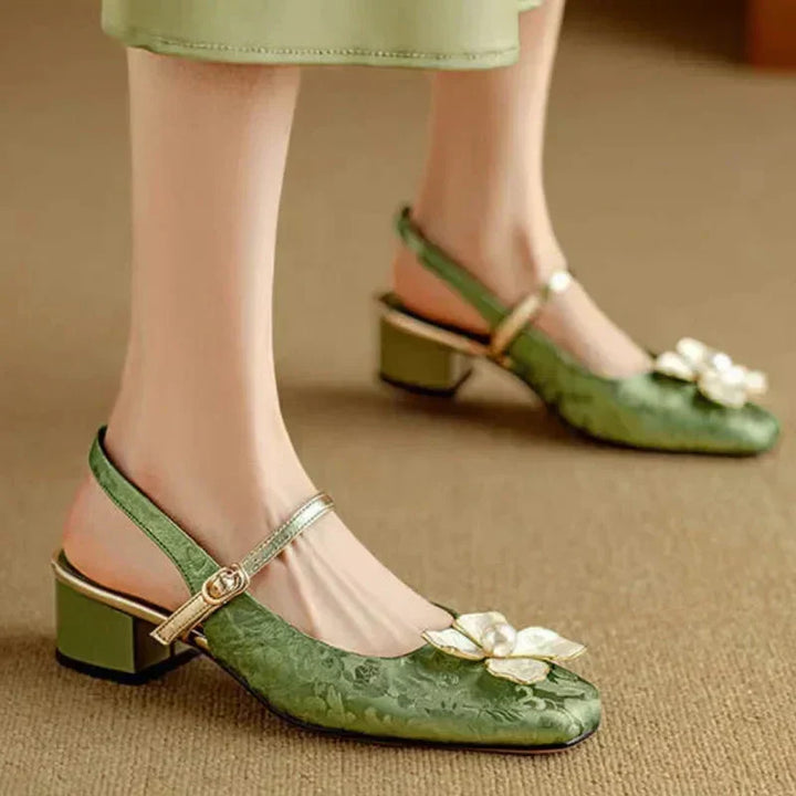 Mathilde – Chaussures élégantes pour femme à détail floral
