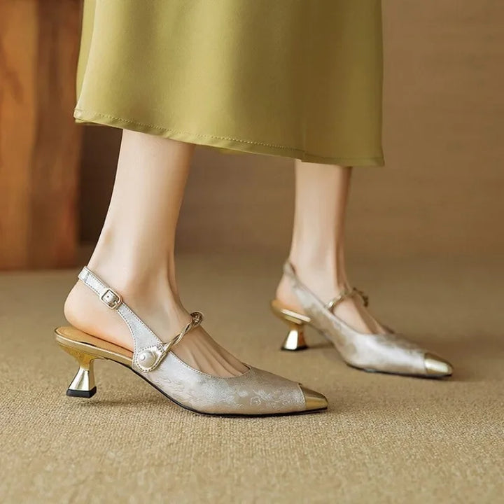 Marguerite – Escarpins élégants à talons hauts