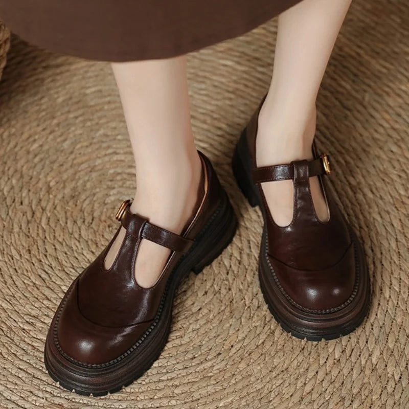 Louise – Chaussures vintage à bride en T