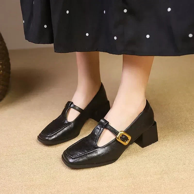 Ida – Chaussures intemporelles pour femme à talon mi-haut