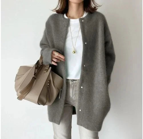 Valérie | Cardigan en Maille à Coupe Ample