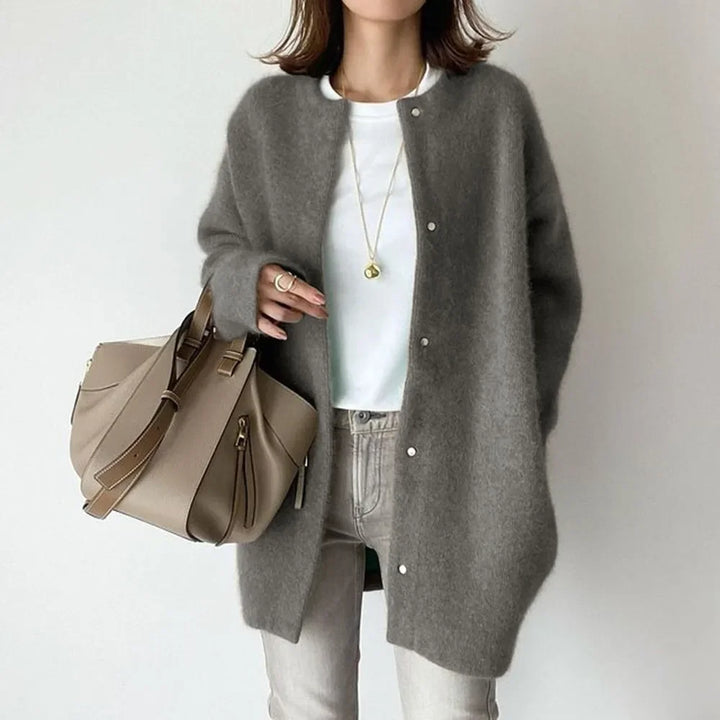 Valérie | Cardigan en Maille à Coupe Ample