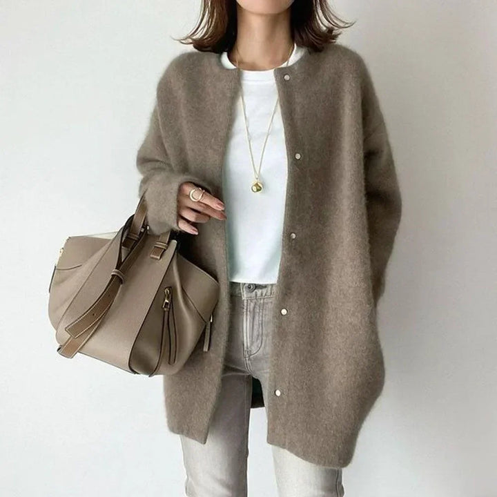 Valérie | Cardigan en Maille à Coupe Ample