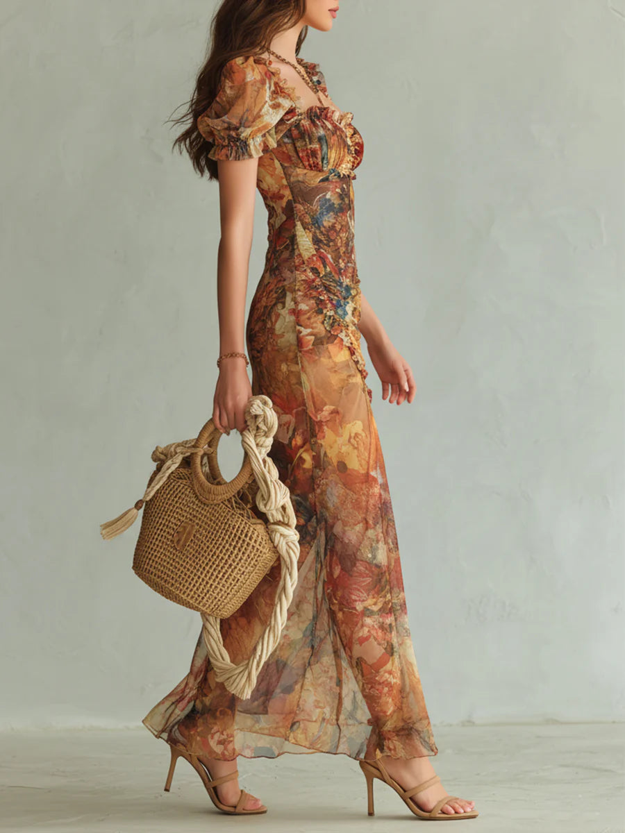 Viola | Robe maxi Élégante