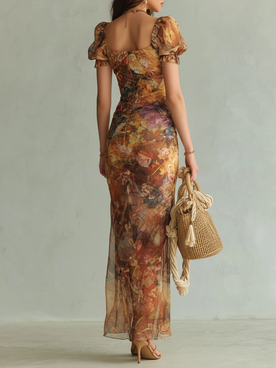 Viola | Robe maxi Élégante