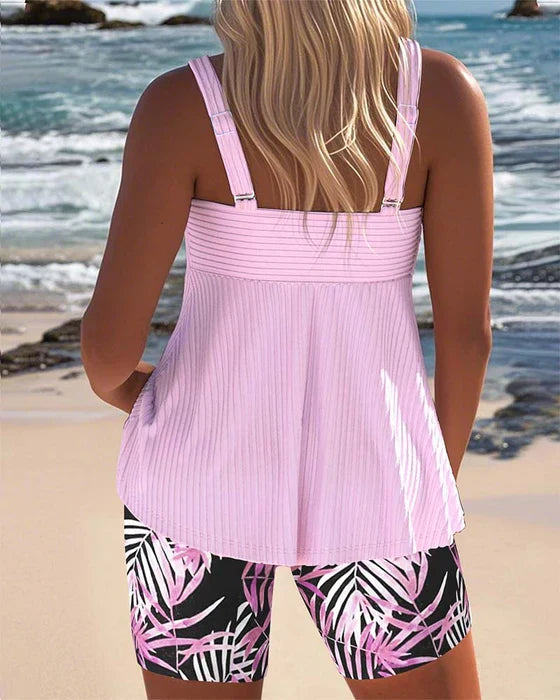 Daphne - Ensemble Tankini Ridé Flatteur