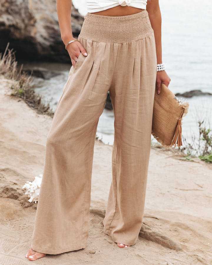 Aileen - Pantalons Amples de Plage