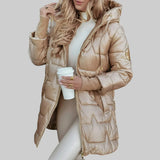 Cécile - Manteau d'automne élégant avec capuche