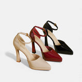 Evette - Talons en Cuir