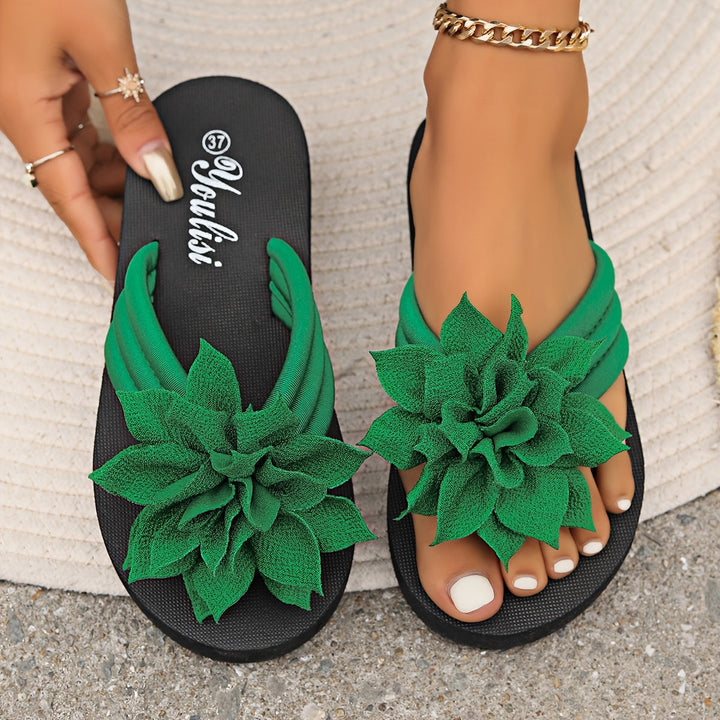 Livia - Sandales Fleur Élégante