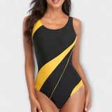 Odile - Maillot de Bain Une Pièce Sportif avec Découpe au Dos