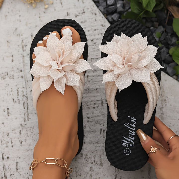 Livia - Sandales Fleur Élégante