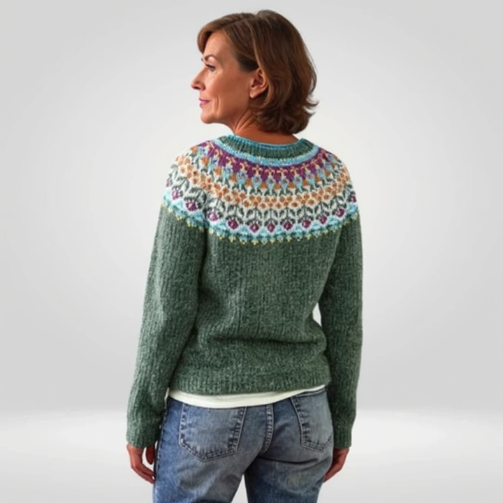 Sophie – Pull islandais classique en laine