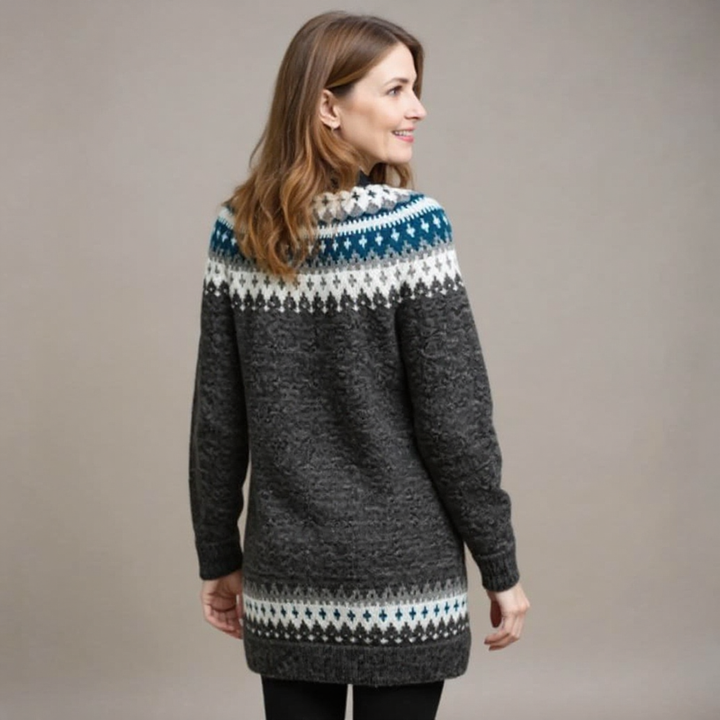 Léna – Pull islandais classique en laine