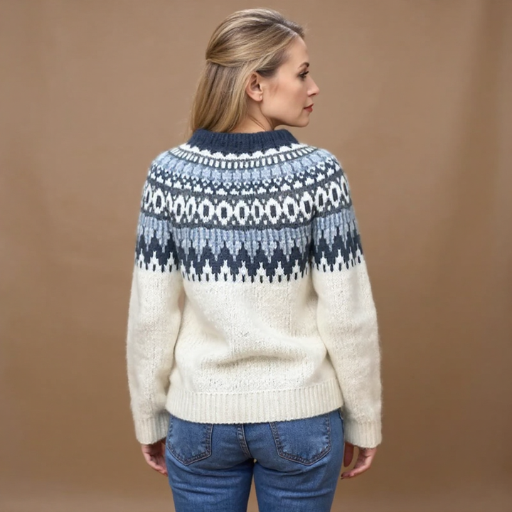 Amélie – Pull islandais classique en laine