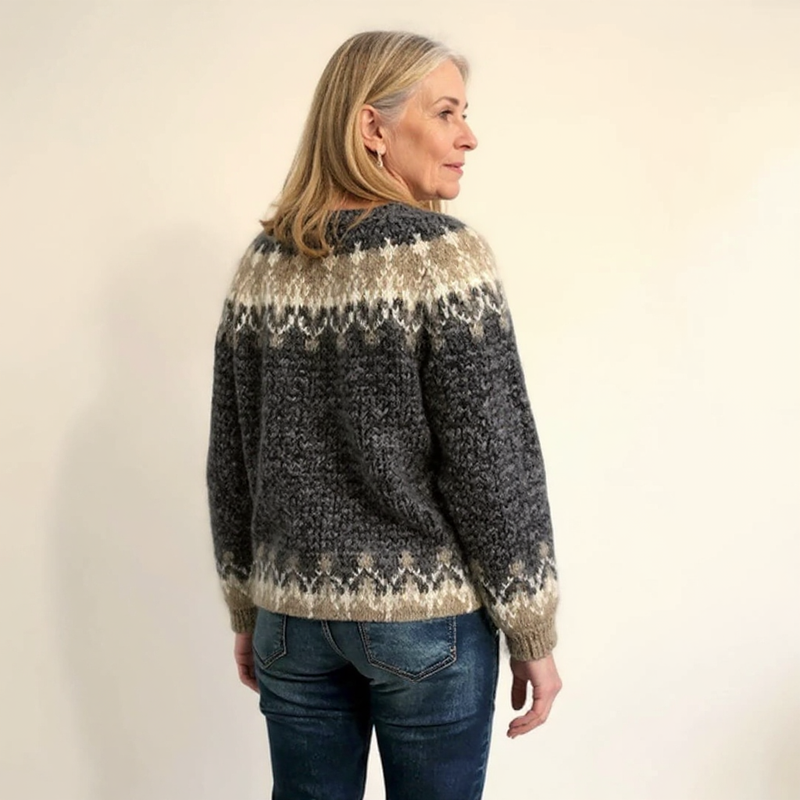 Lina – Pull islandais classique en laine