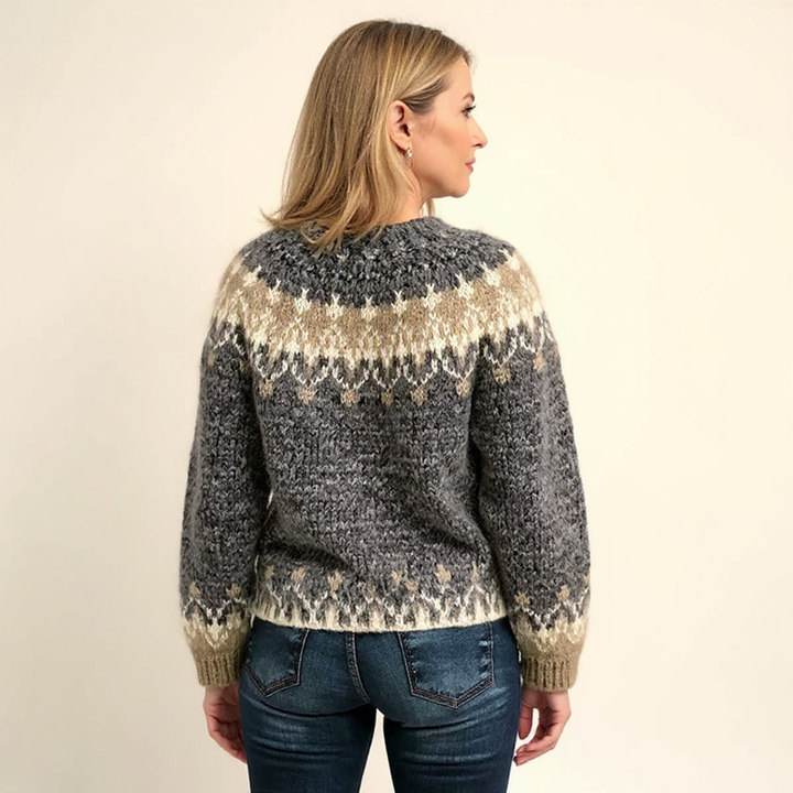 Lina – Pull islandais classique en laine