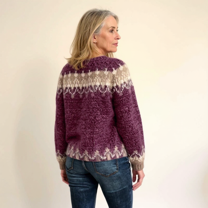 Lina – Pull islandais classique en laine