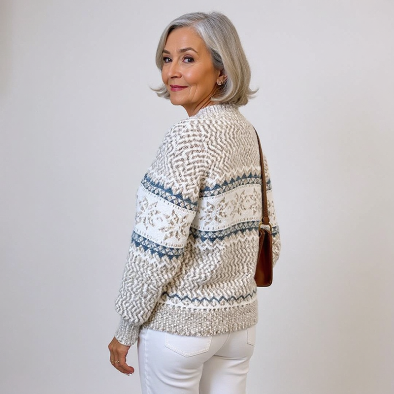 Louise – Pull islandais classique en laine