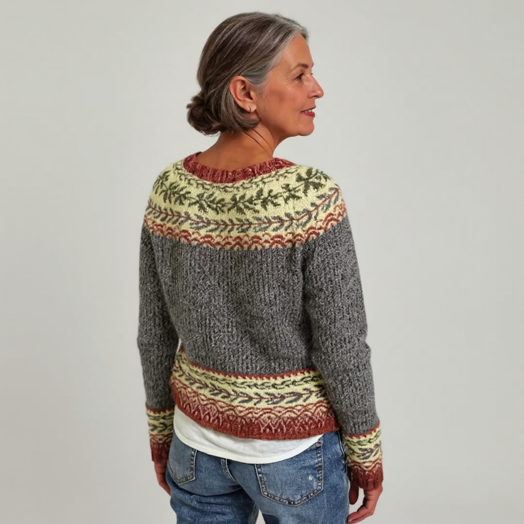 Pauline – Pull islandais classique en laine