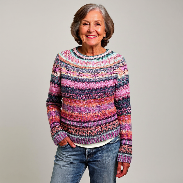 Océane – Pull islandais classique en laine