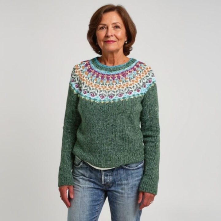 Sophie – Pull islandais classique en laine