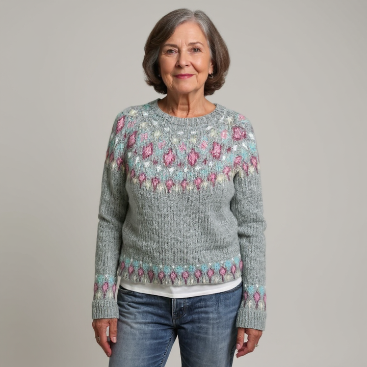 Ella – Pull islandais classique en laine
