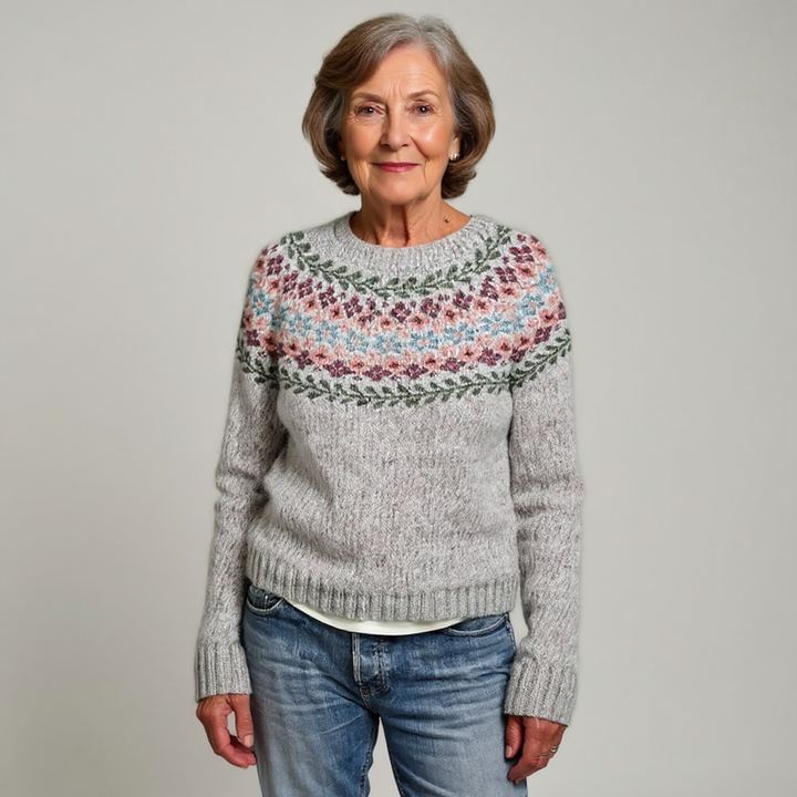 Marlène – Pull islandais classique en laine