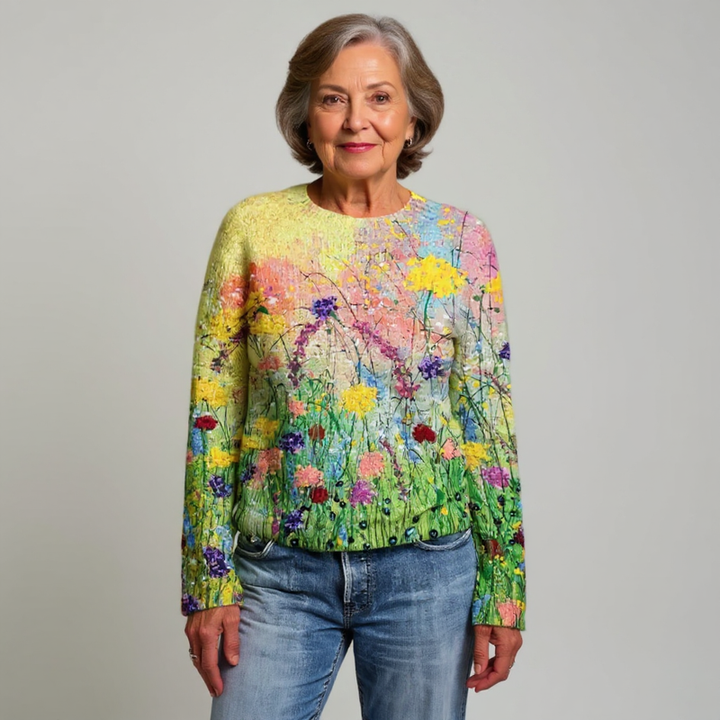 Léonie – Pull islandais classique en laine