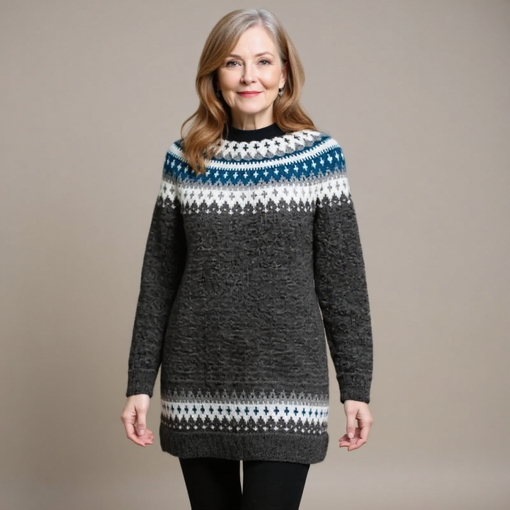 Léna – Pull islandais classique en laine