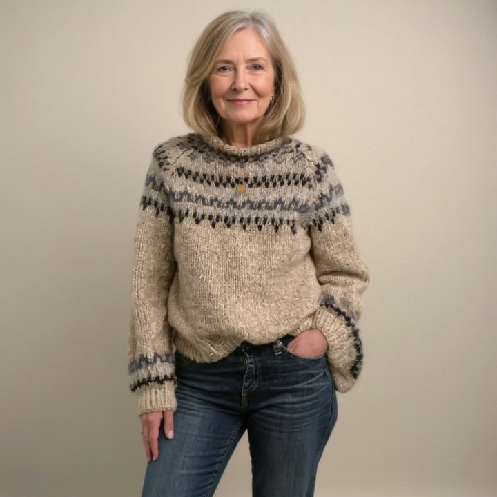 Margot – Pull islandais classique en laine