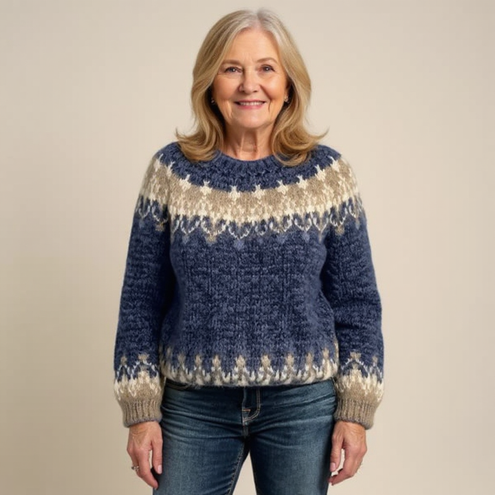 Lina – Pull islandais classique en laine