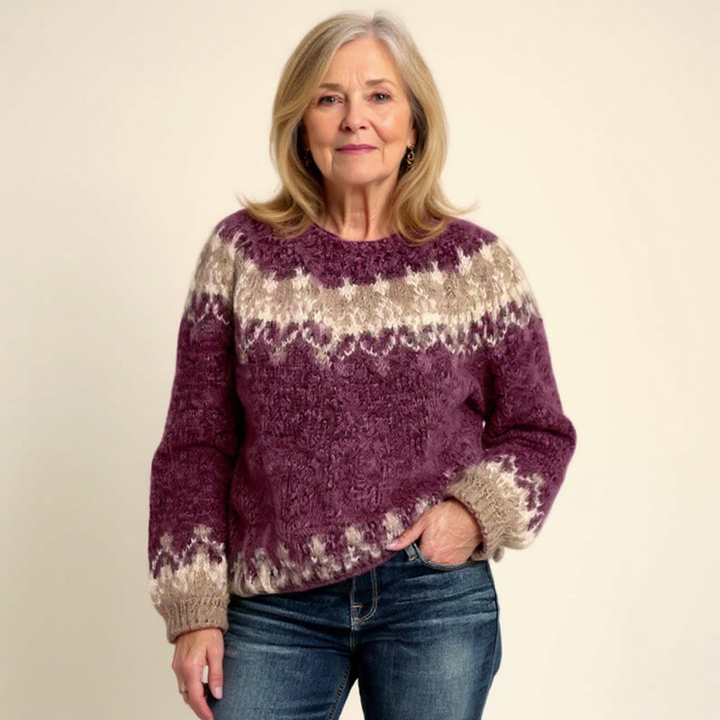 Lina – Pull islandais classique en laine