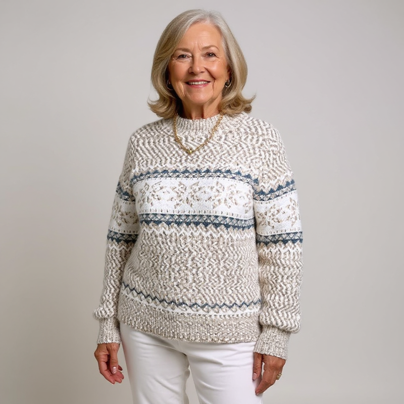 Louise – Pull islandais classique en laine
