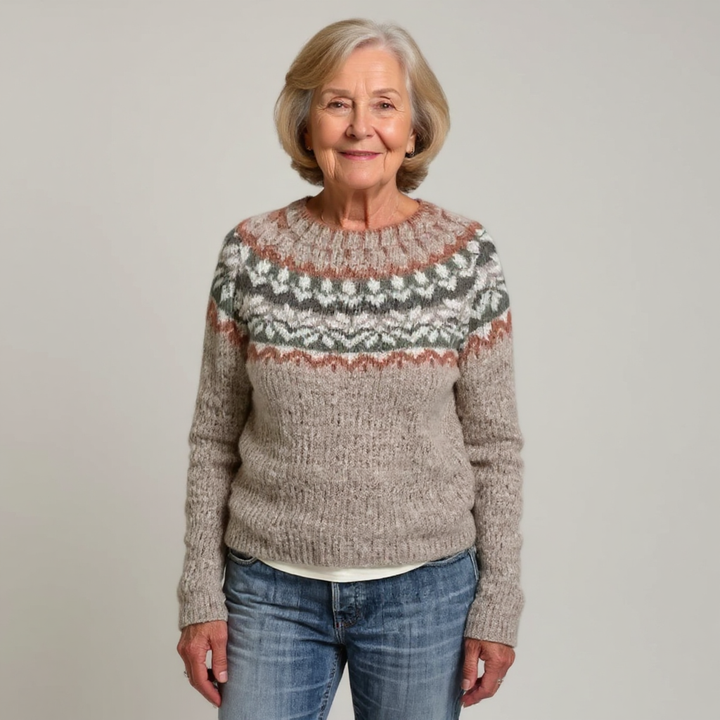 Manon – Pull islandais classique en laine