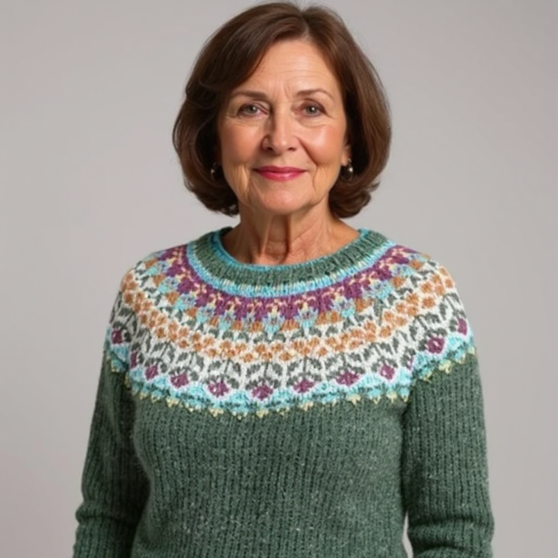 Sophie – Pull islandais classique en laine
