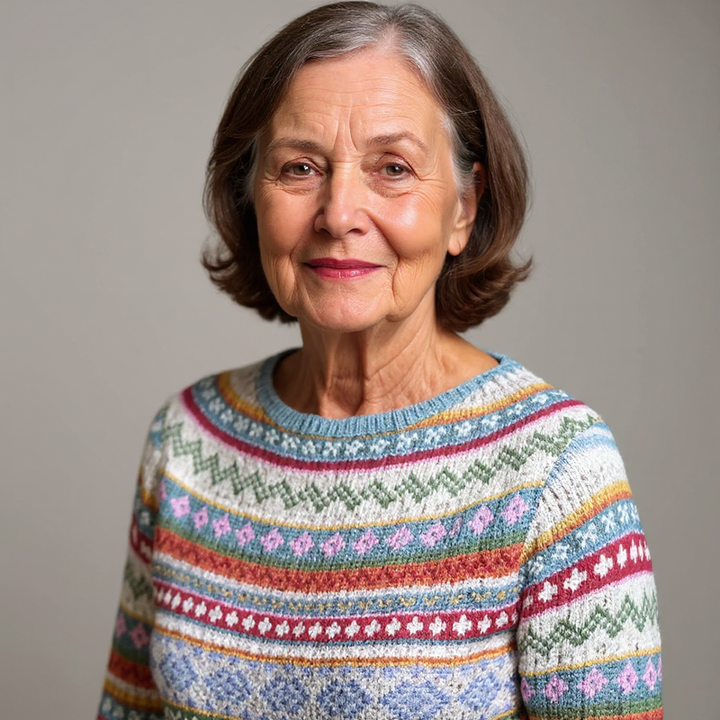 Marguerite – Pull islandais classique en laine