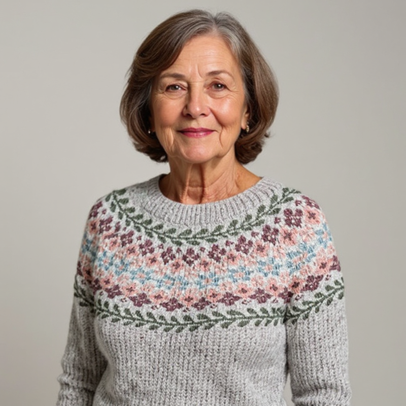 Marlène – Pull islandais classique en laine
