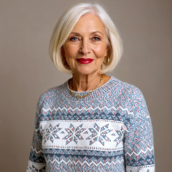 Louise – Pull islandais classique en laine