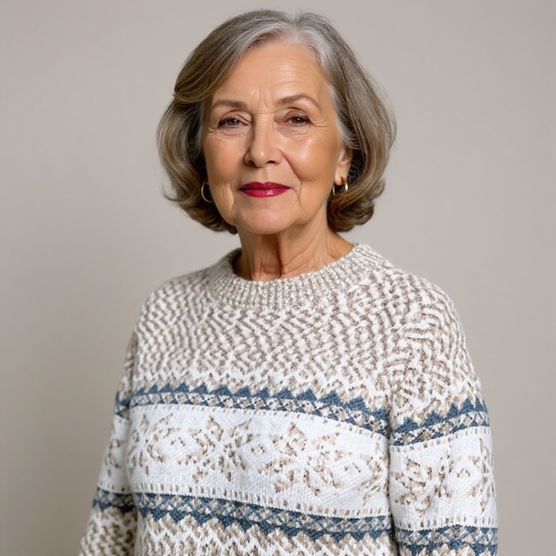 Louise – Pull islandais classique en laine