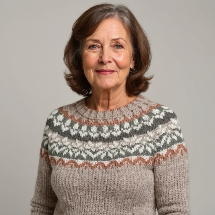 Manon – Pull islandais classique en laine