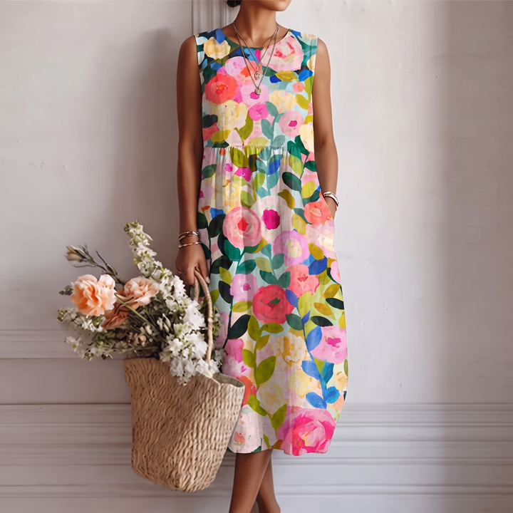 Ana - Robe Midi du Quotidien