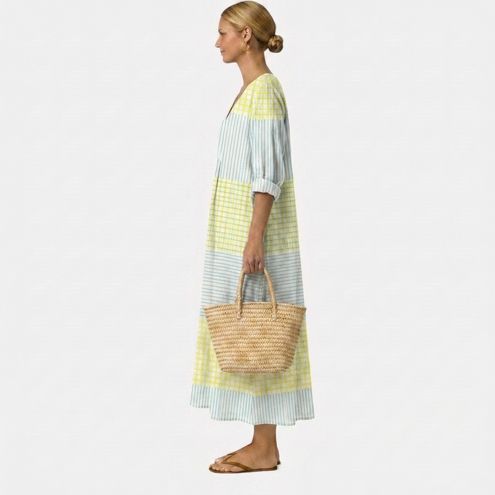 Camille - Robe en Lin Élégance Naturelle