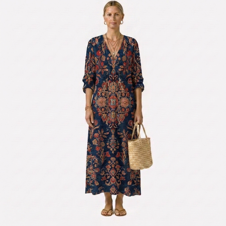 Adela - Robe Fleurie avec Charme